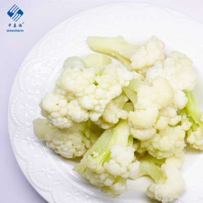 Bulk IQF Frozen Cauliflower with Green Stem