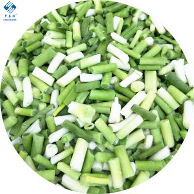 IQF Frozen Green Garlic Sprout Cut